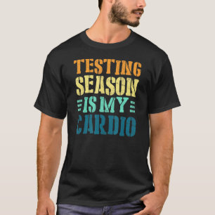 Camiseta Estação De Testes É Meu Professor De Testi No Dia