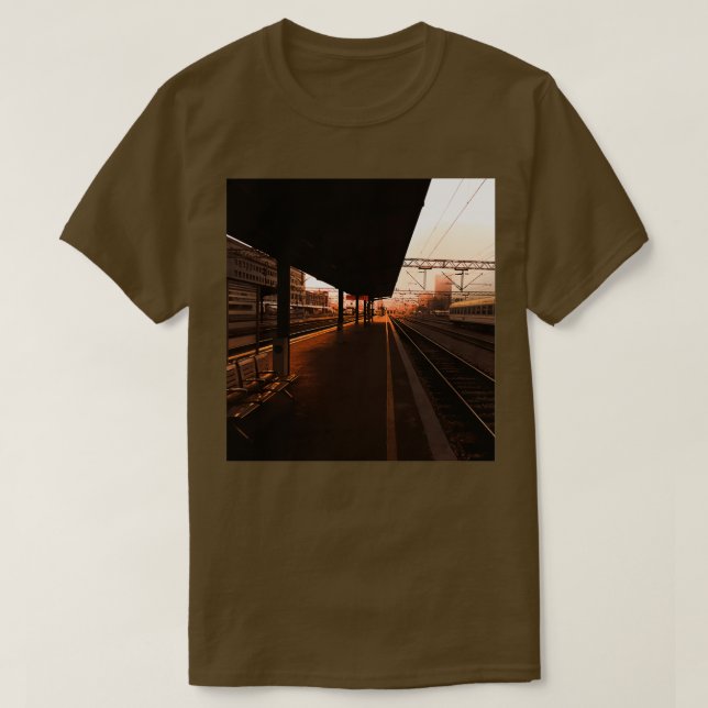 Camiseta Estação de Trem Sunrise (Frente do Design)
