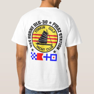 Camiseta Estação de USS Horne DLG 30 Piraz