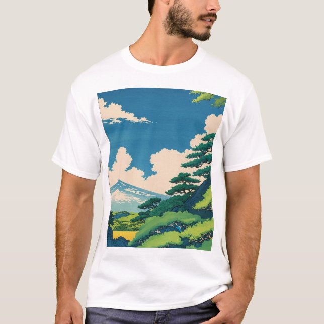 Camiseta Estação de Verão Japonesa (Frente)