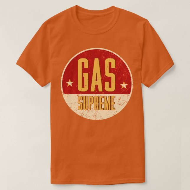 Camiseta Estação de Vintage GAS (Frente do Design)