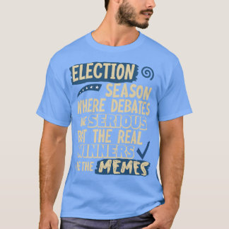 Camiseta Estação Eleitoral Onde os debates são sérios, mas 