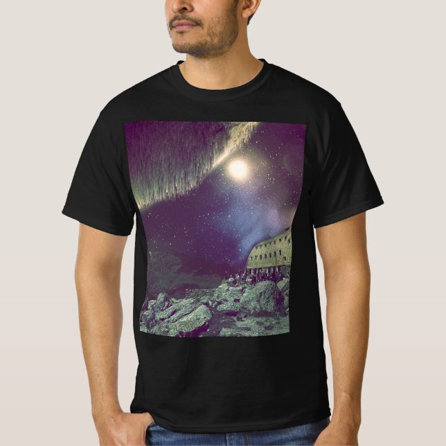 Camiseta Estação Espacial Extraterrestre (Frente)