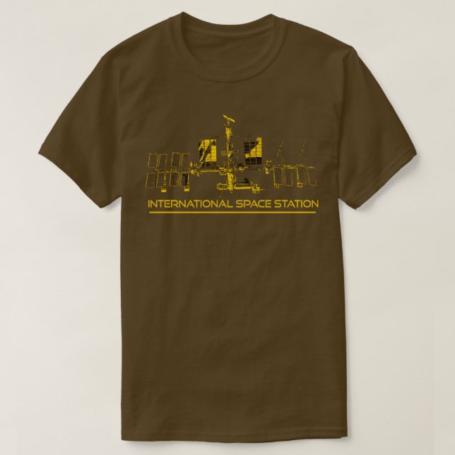 Camiseta Estação Espacial Internacional ISS 17 (Frente do Design)