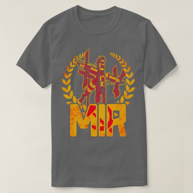 Camiseta Estação Espacial Mir 4 (Frente do Design)