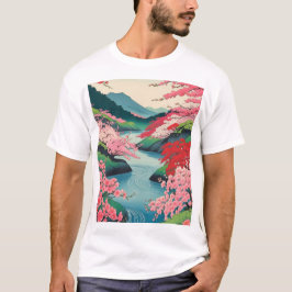 Camiseta Estação Primavera Japonesa2