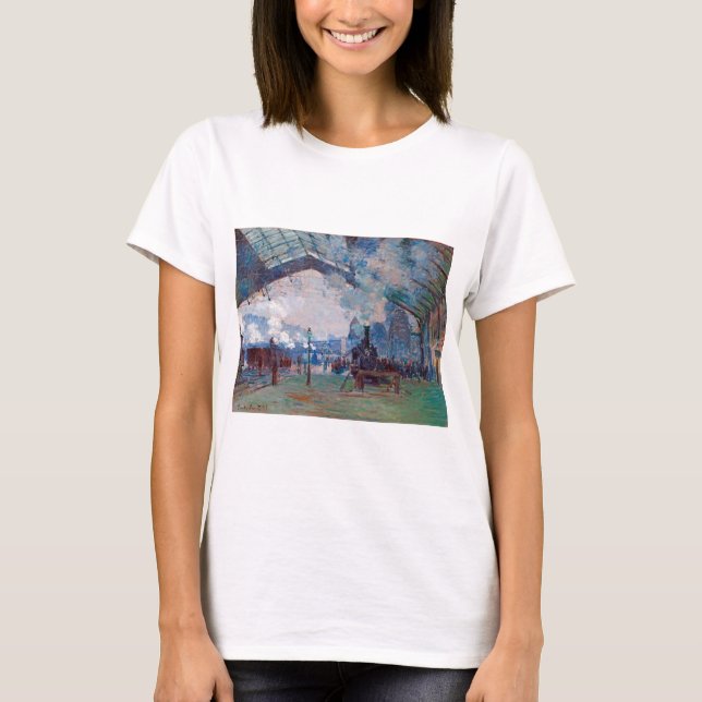 Camiseta Estação Santo-Lazare, Monet (Frente)