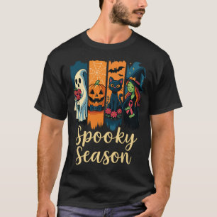 Camiseta Estação Spooky com Consciência do Halloween de Fit
