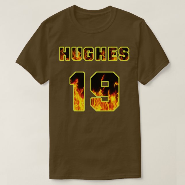 Camiseta Estação Vic Hughes 19 Jersey Flames (Frente do Design)