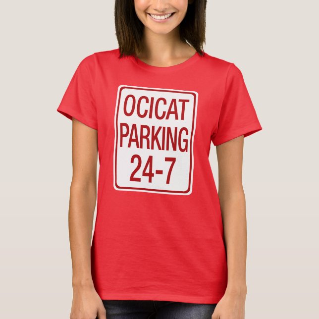 Camiseta Estacionamento de Ocicat (Frente)