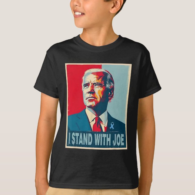 Camiseta Estacionando-se com Joe Support Estacionários da C (Frente)