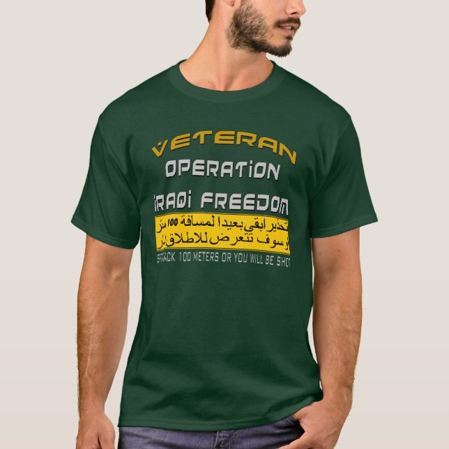 Camiseta Estada para trás 100 medidores… (Frente)