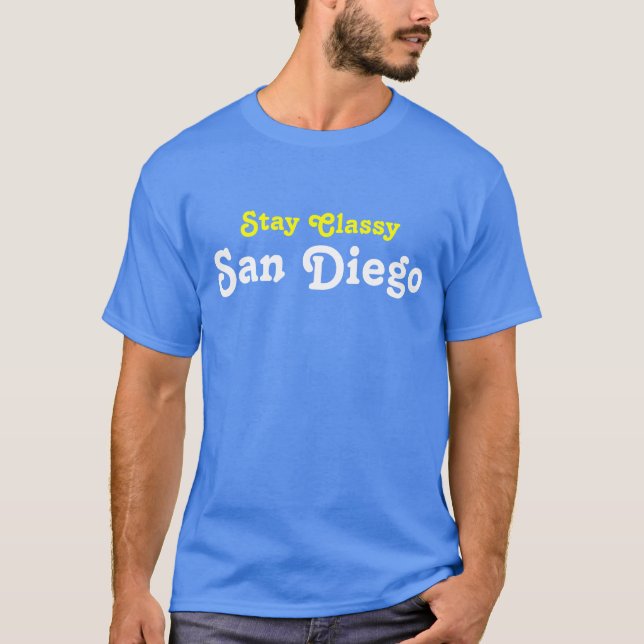 Camiseta Estada San Diego elegante (Frente)