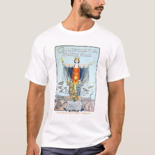 Camiseta Estado 1918 de Califórnia justo