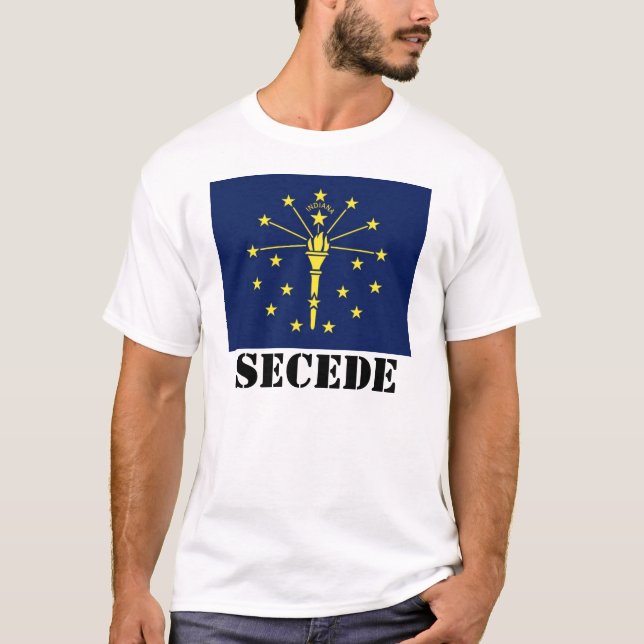 Camiseta estado-bandeira-indiana, SECEDE (Frente)