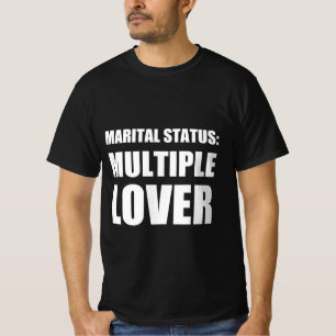 Camiseta Estado civil : amante múltiplo