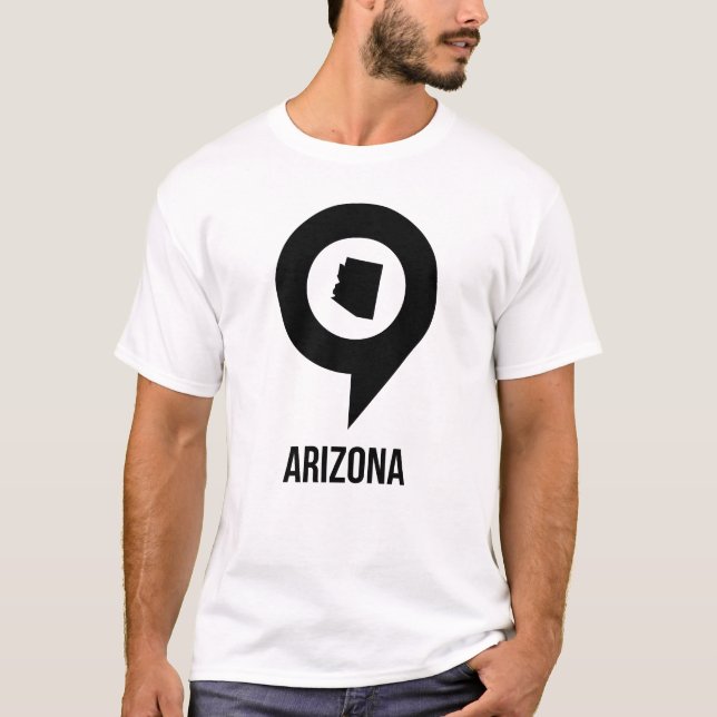 Camiseta Estado da arizona (Frente)