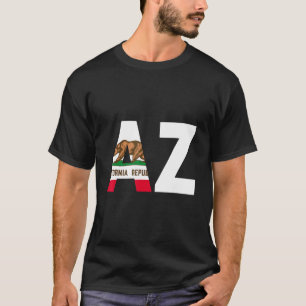Camiseta Estado da Califórnia Flag Arizona AZ Cities e Sta
