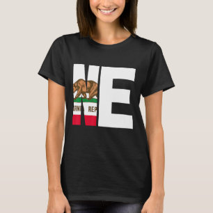 Camiseta Estado da Califórnia Flag Nebraska Cities and Ruas