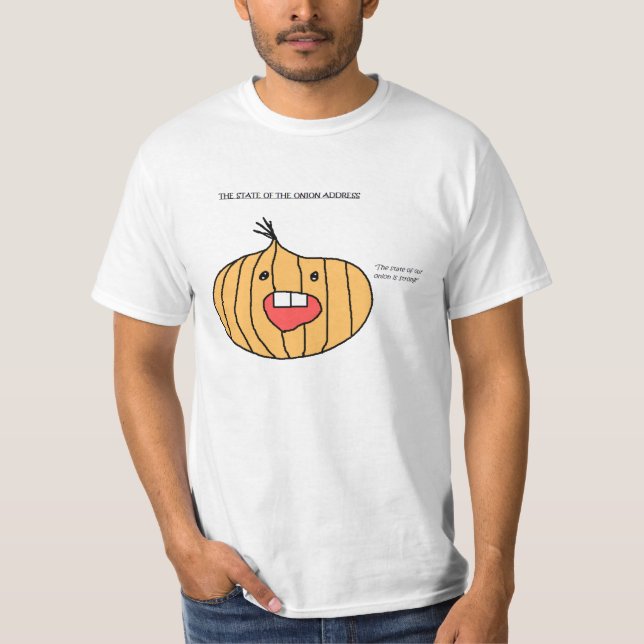 Camiseta Estado da cebola (Frente)