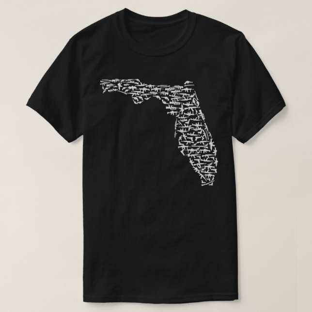 Camiseta Estado da Flórida feita de s T (Frente do Design)