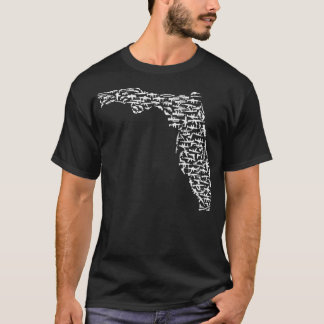 Camiseta Estado da Flórida feita de s T