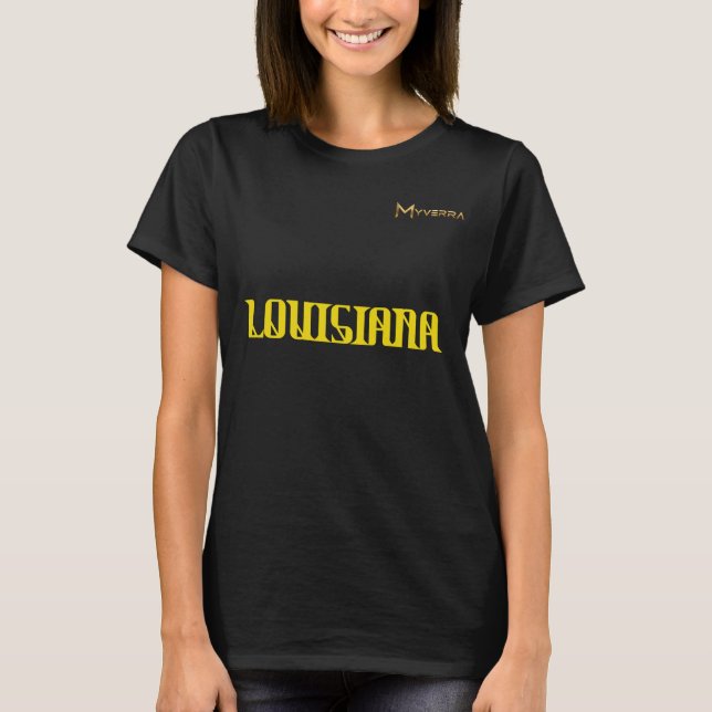 Camiseta Estado da Luisiana  (Frente)