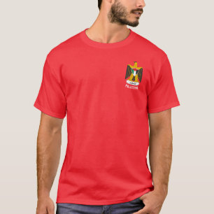 Camiseta Estado da Palestina casaco de armas