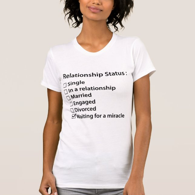 Camiseta Estado da Relação (Frente)