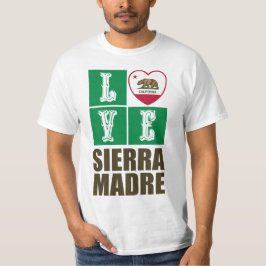 Camiseta Estado da República da Califórnia Sinalizador Hear