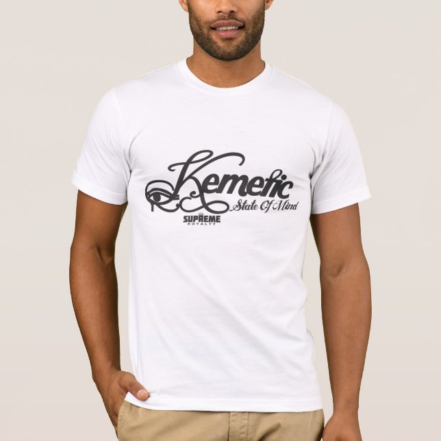 Camiseta Estado de ânimo de Kemetic - (branco) por DIREITOS (Frente)