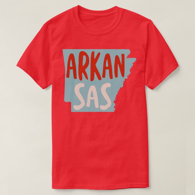 Camiseta Estado de Arkansas TShirt (Frente do Design)