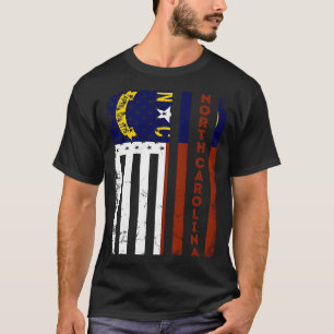 Camiseta Estado de Bandeira Norte-Americano do Norte C