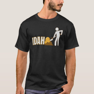 Camiseta Estado de Batata de Idaho - Fábrica de Tubérculos
