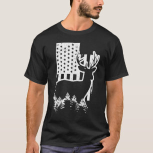Camiseta Estado de Caça ao Elk de Utah Mapa de Bandeiras do