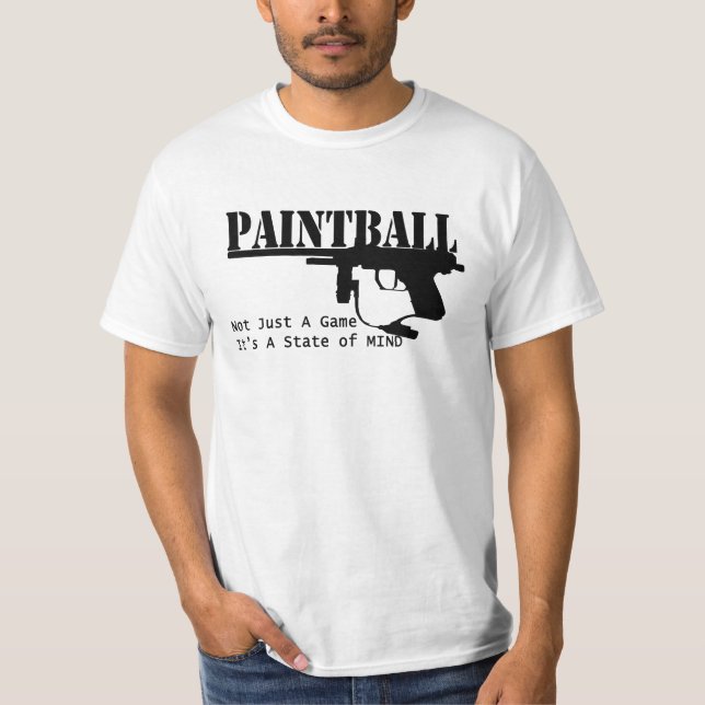 Camiseta Estado de espírito do Paintball (Frente)