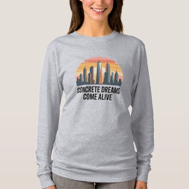 Camiseta Estado de Espírito Manhattan Nova York (Frente)