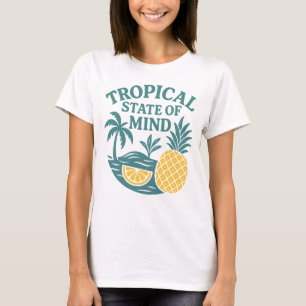 Camiseta Estado de espírito tropical