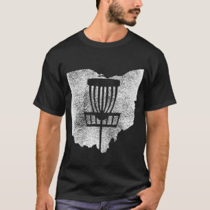 Camiseta Estado de Golf de Disco de Ohio com Gráfico em Dis