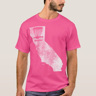 Camiseta Estado de Golfe em Disco da Califórnia com Cesta D