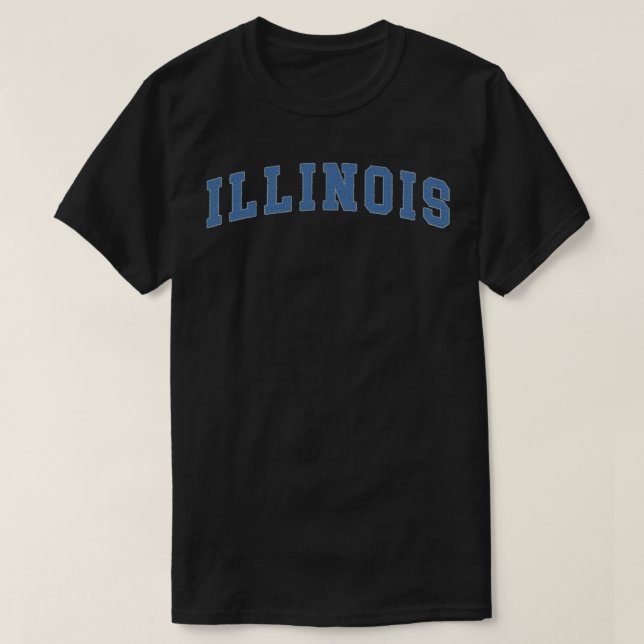 Camiseta Estado de Illinois (Frente do Design)