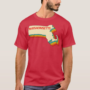 Camiseta Estado de Início do Retrocesso de Vintage Retro do