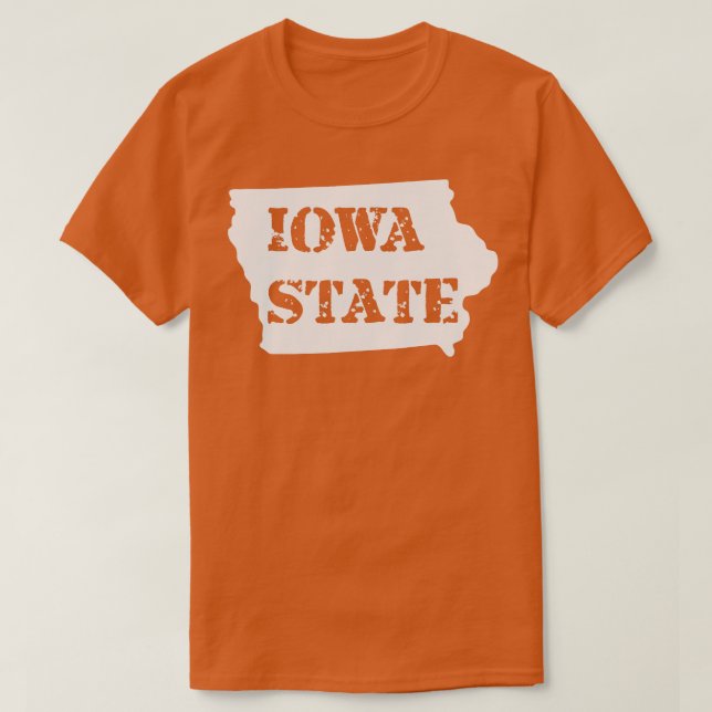 Camiseta Estado de Iowa (Frente do Design)