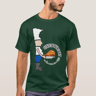 Camiseta Estado de Kentucky no menu desde 1792