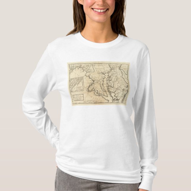 Camiseta Estado de Maryland 2 (Frente)
