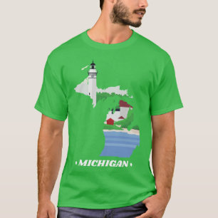 Camiseta Estado de Michigan 1