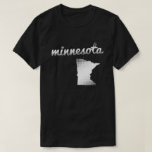Estado de Minnesota no branco