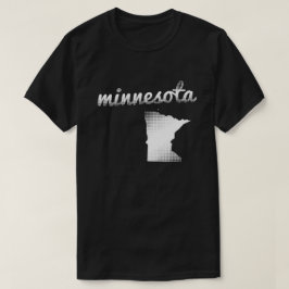 Camiseta Estado de Minnesota no branco