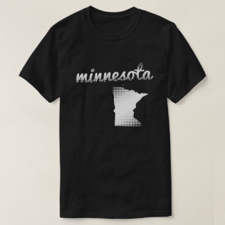 Camiseta Estado de Minnesota no branco