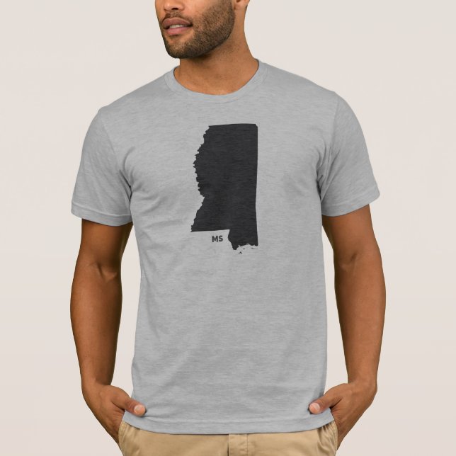 Camiseta Estado de Mississippi (Frente)